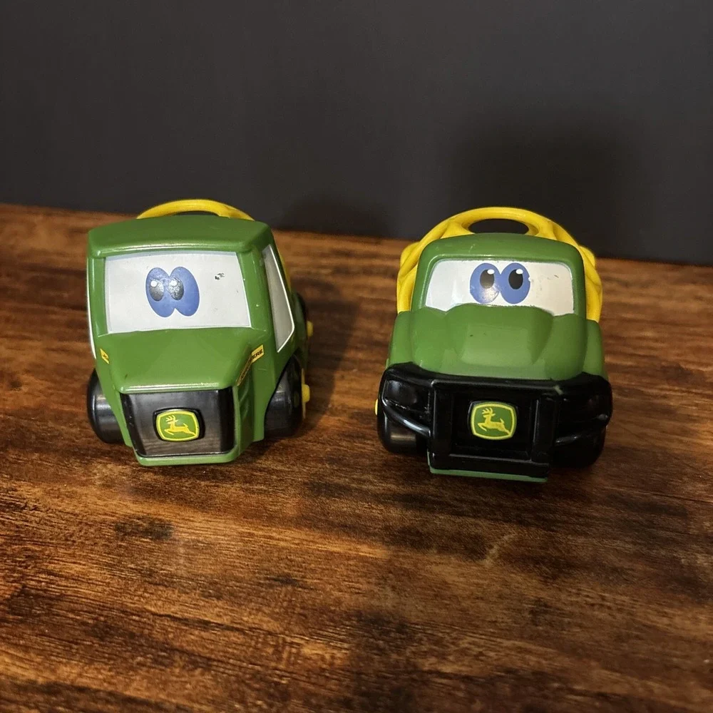 Oball‎ Go Grippers John Deere Vehicles Lot Of 2 Toddler Toy Cars Kids II